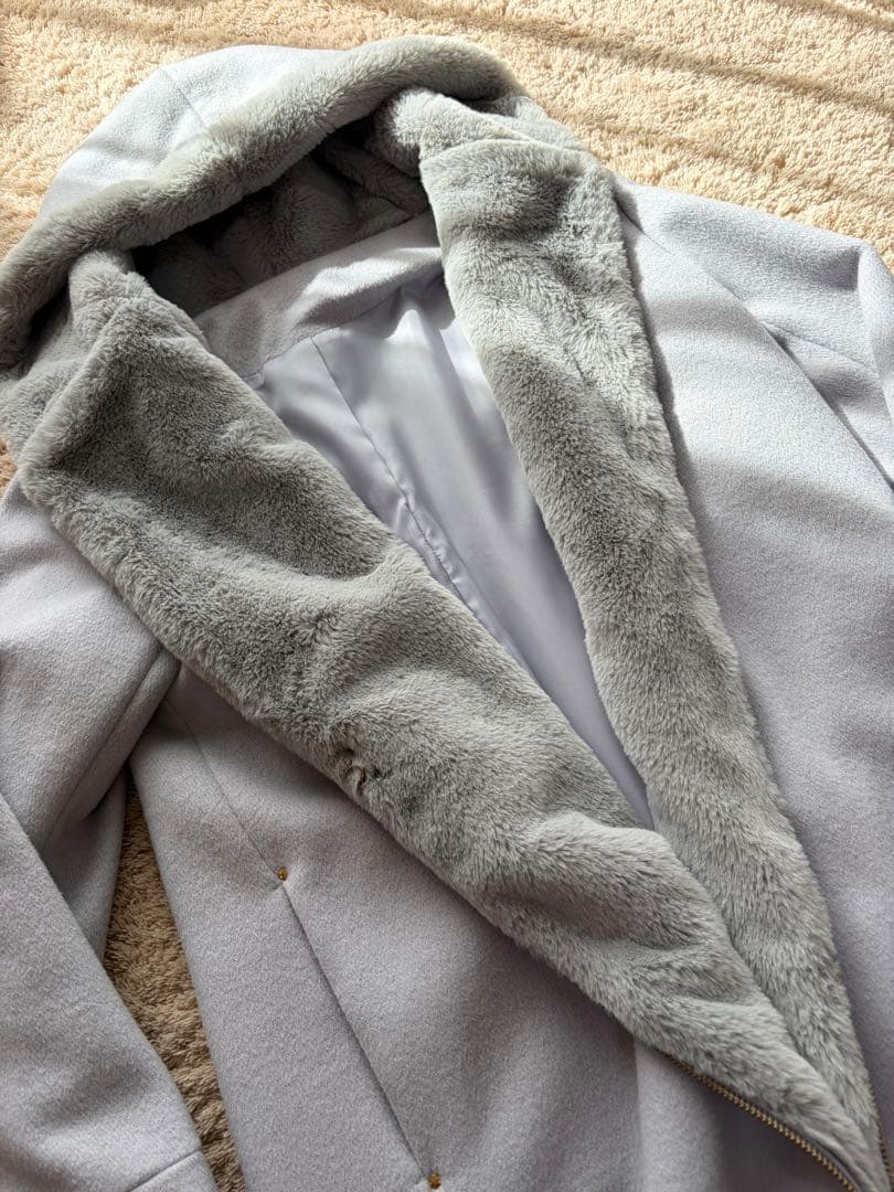 Leeさま専用★新品　Lois CRAYON ボア　フード　コート　M