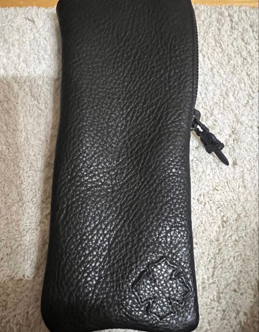 美品✨クロムハーツ　レザーメガネケースとクロス