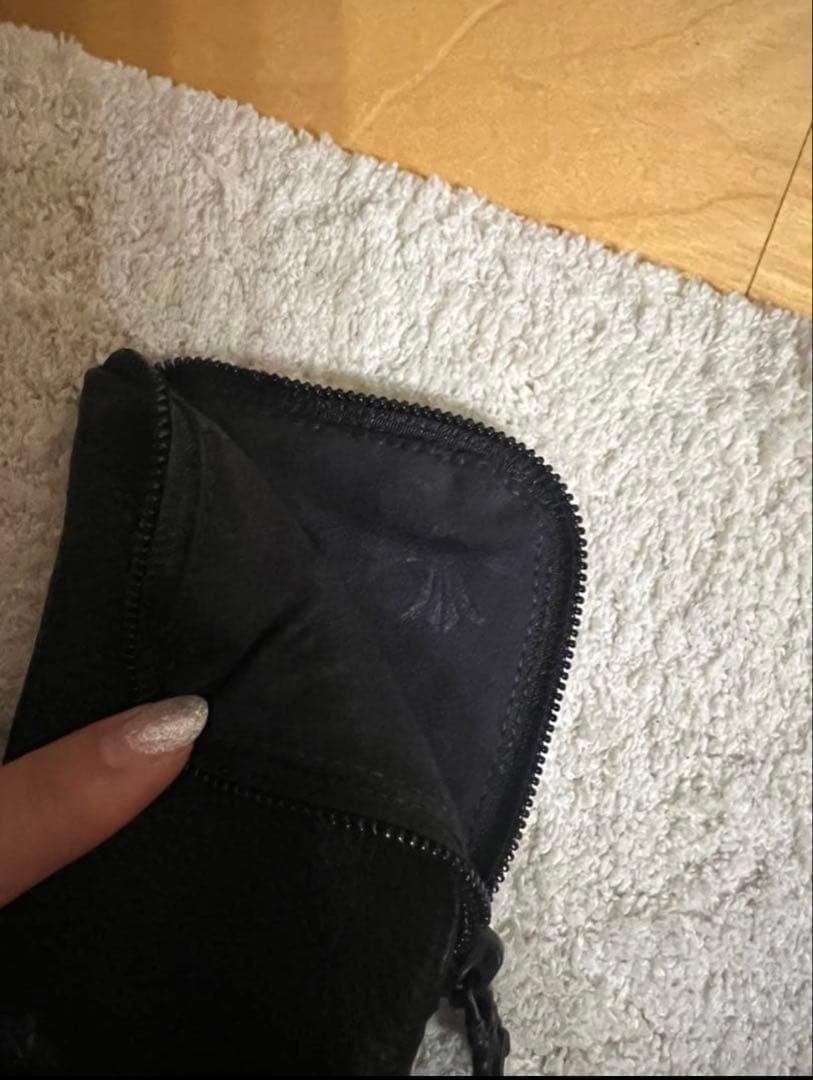 美品✨クロムハーツ　レザーメガネケースとクロス