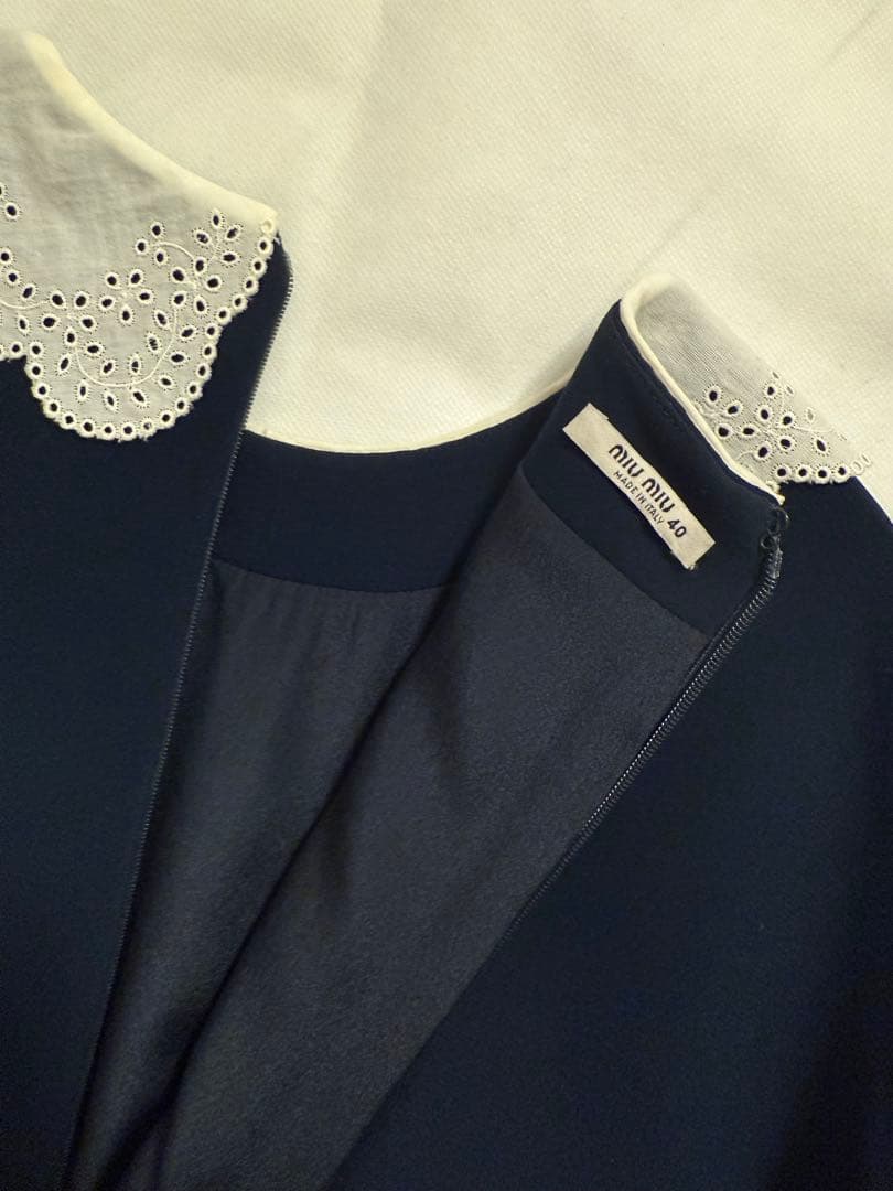 miu miu 襟付きワンピース