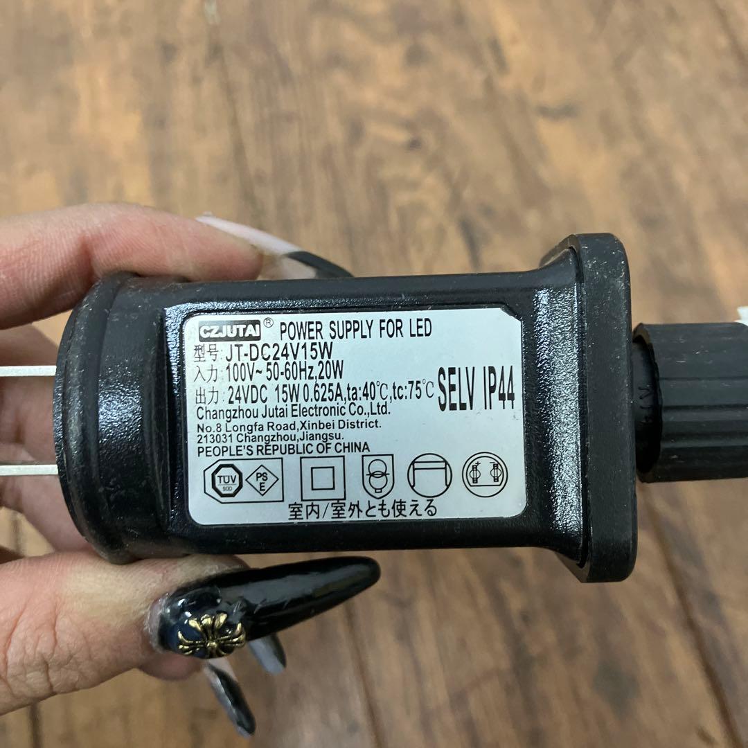 D-2 LED ストリングライト 20灯 電球色 キャンプ イベント 屋外用