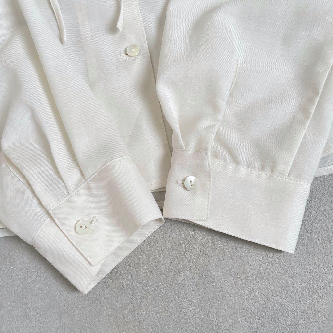 2025 スティーブンアラン　定価2万　ツイルセーラーカラーブラウス.