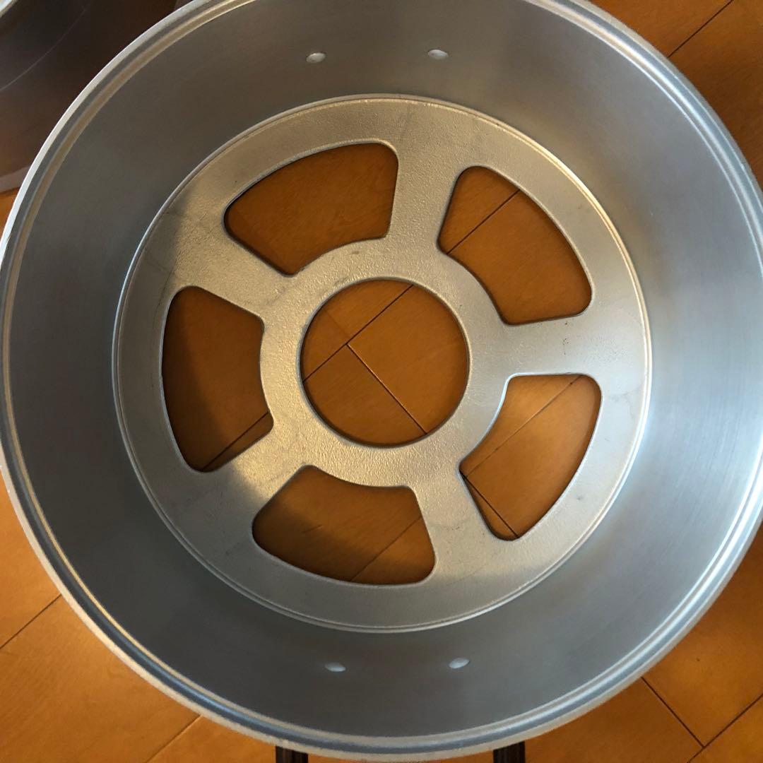 【中古】ホクアベスト デラックスセイロ アルミ製 2段蒸し器