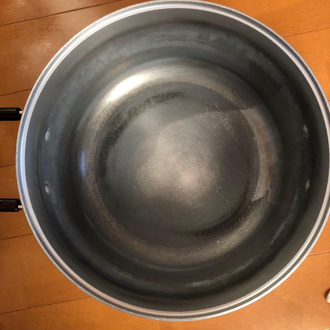 【中古】ホクアベスト デラックスセイロ アルミ製 2段蒸し器