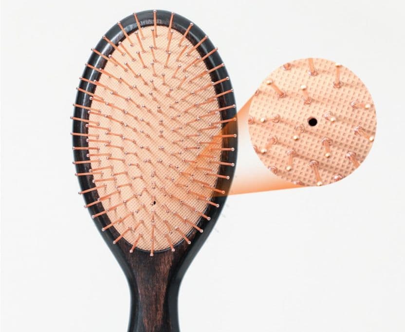 SHARR スリッカーブラシ 黒/オレンジ