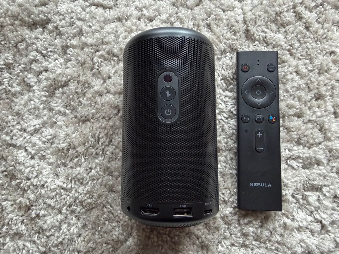 Nebula Capsule ⅱ プロジェクター本体&リモコン