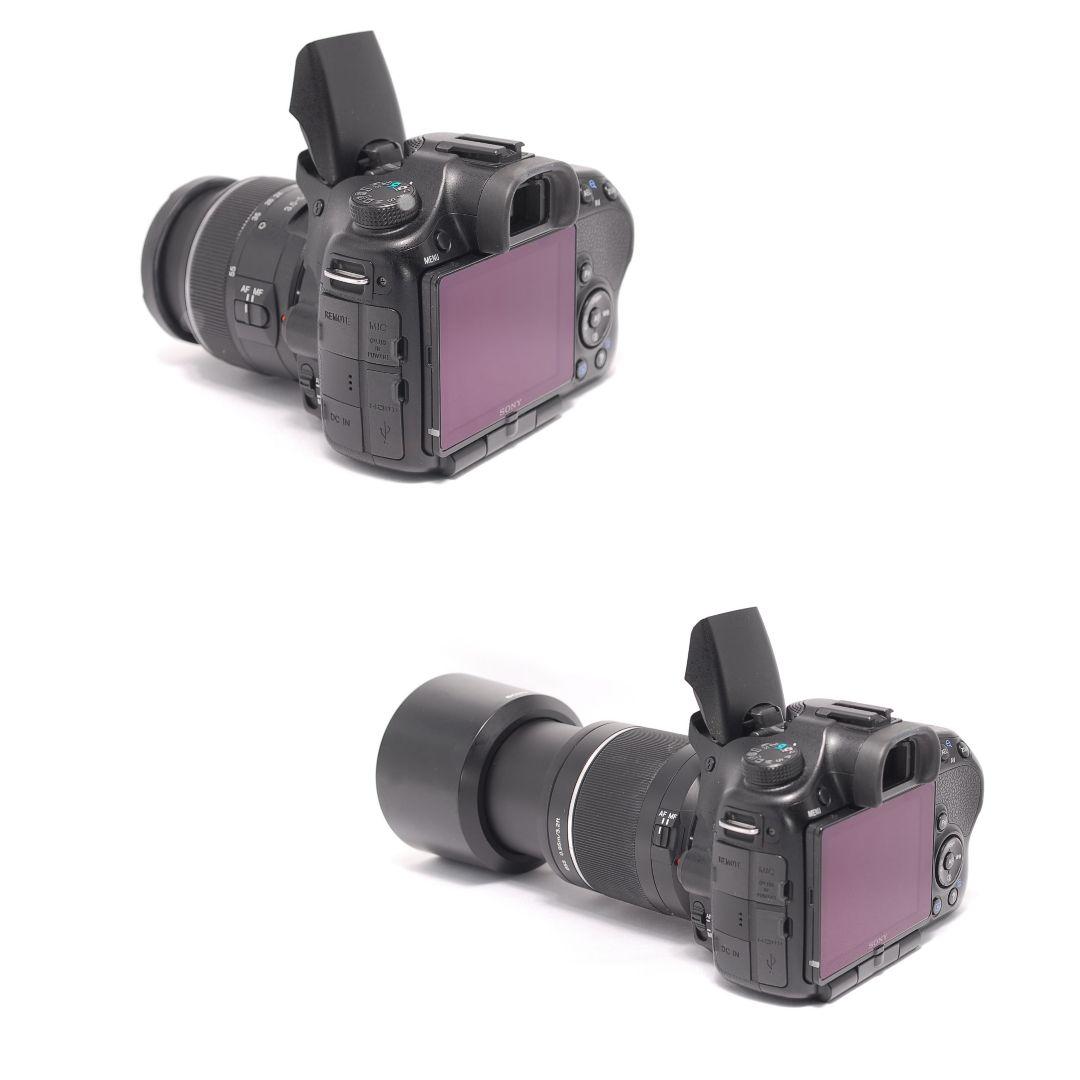 ❤即購入1000円OFF❤ SONY α57 望遠レンズ ダブルズームキット