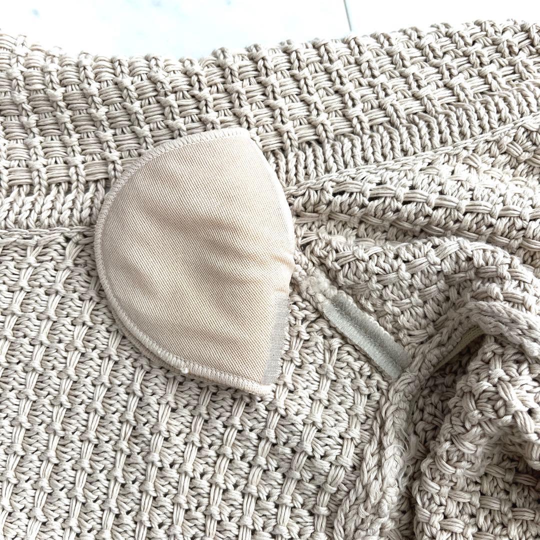 フォクシーブティック 春ニット カーディガン ジャケット 日本製 ベージュ 38