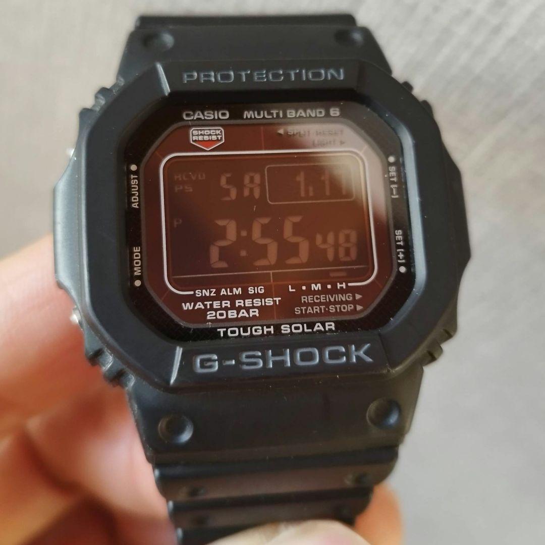 ​【美品】G-SHOCK GW-M5610U 電波ソーラー 定番　ブラック