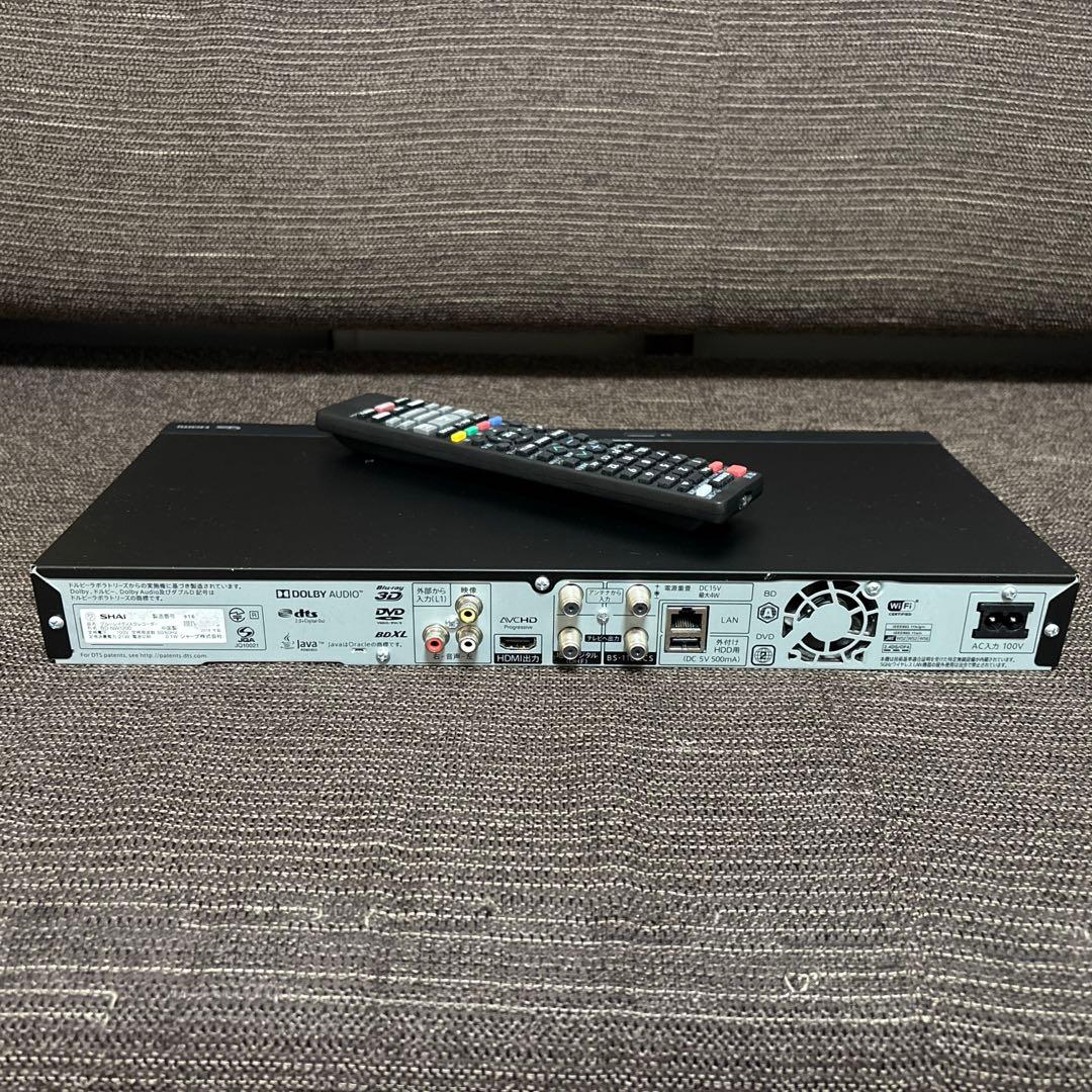 ブルーレイレコーダー　SHARP AQUOS BD-NW1200