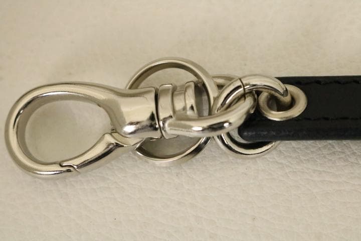 24AW【新品】☆CALEE：スタッズ　レザー　ロング　キーリング