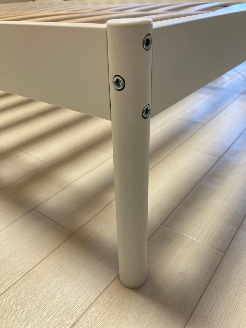 IKEA ダブルベッド ベベルスタード 美品　　【　引き取り限定　】