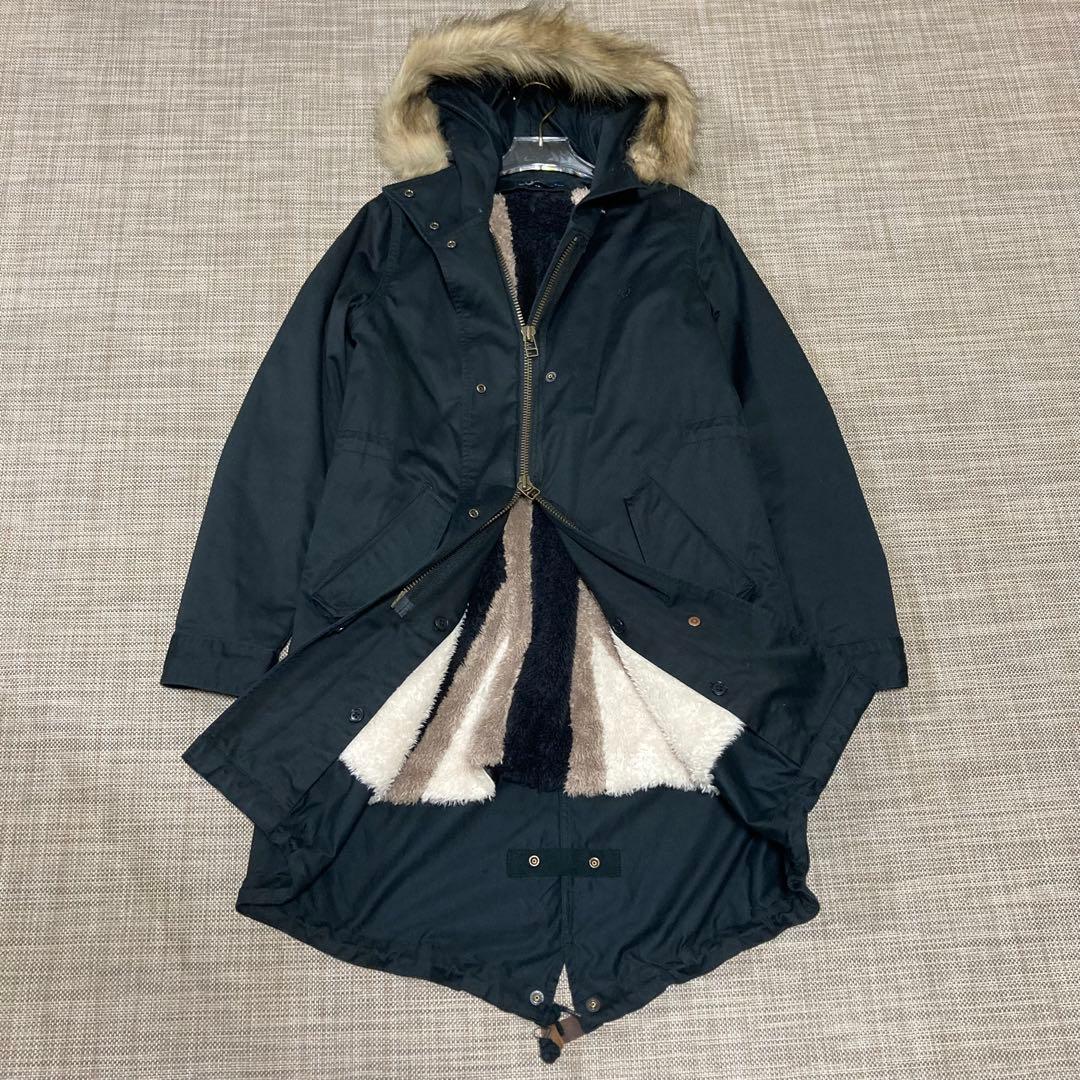 FRED PERRY モッズコート ファー付き　ボアライナー　M