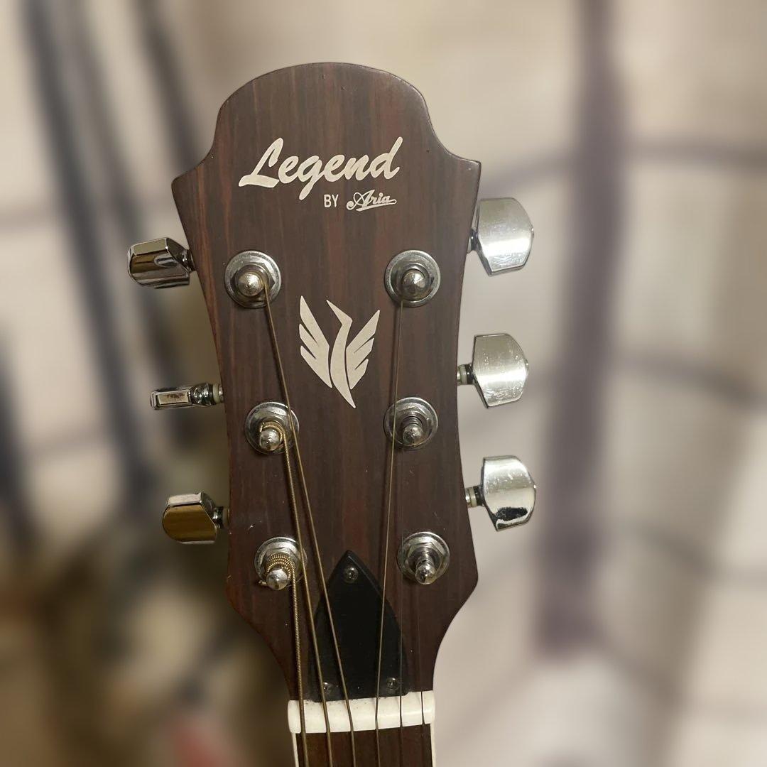 Legend by Aria エレアコ カッタウェイ ソフトケース付き