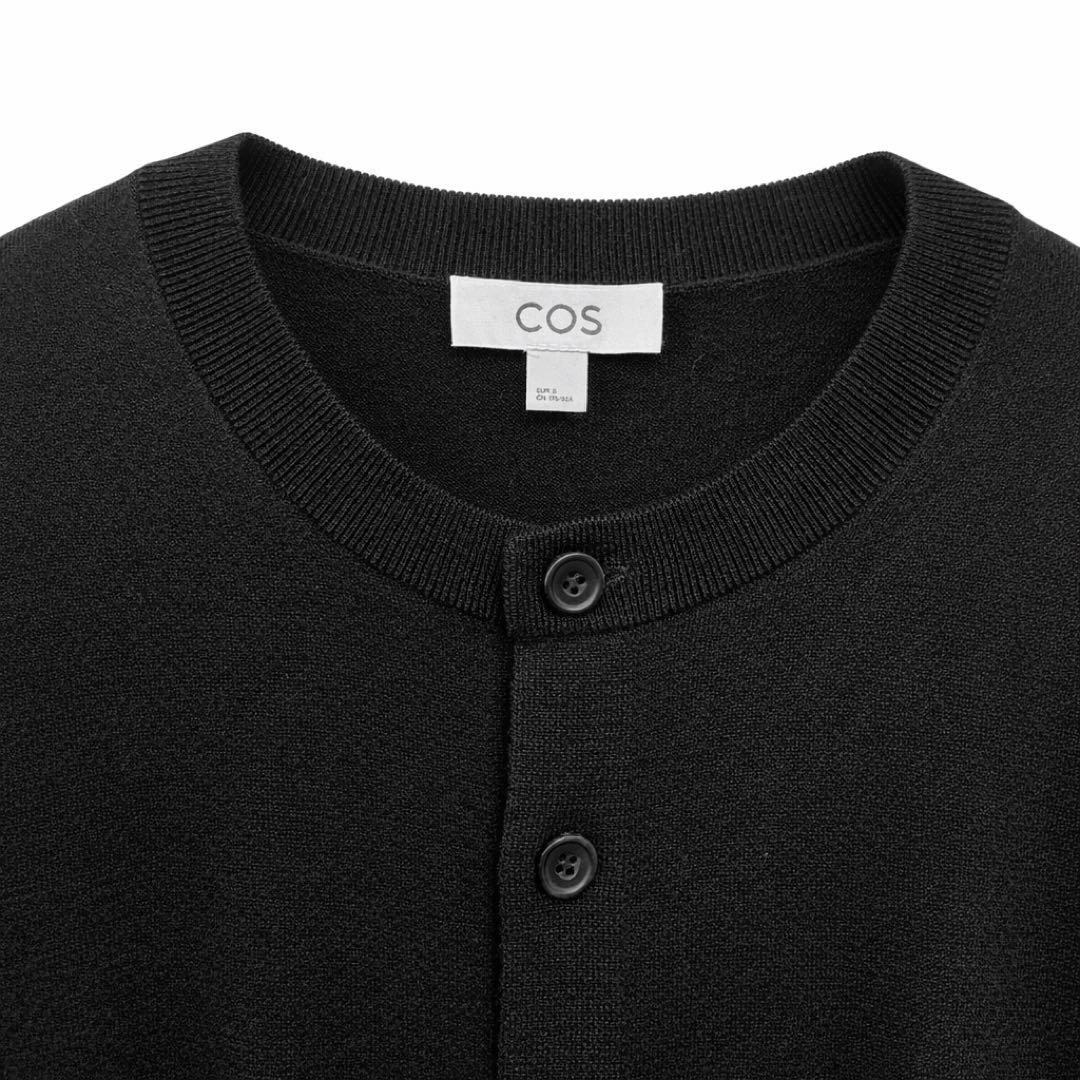 COS / メリノウールネックカーディガン