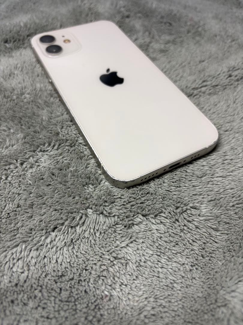 iPhone 12 ホワイト 128GB 箱　充電器コード付き