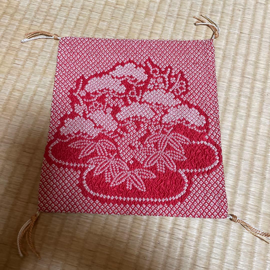 祝　京都　お盆　越前塗　結納儀　総絞り付き　京都　おか善