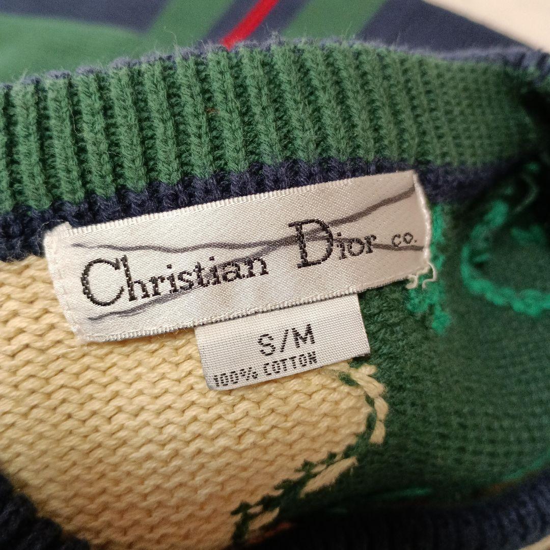 Christian Dior クリスチャンディオール コットンニット S/M