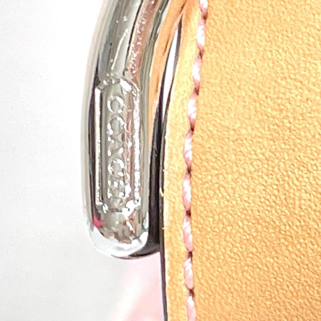 ときめきを運ぶ大人のピンク✨COACH オプティック シグネチャー ホーボー