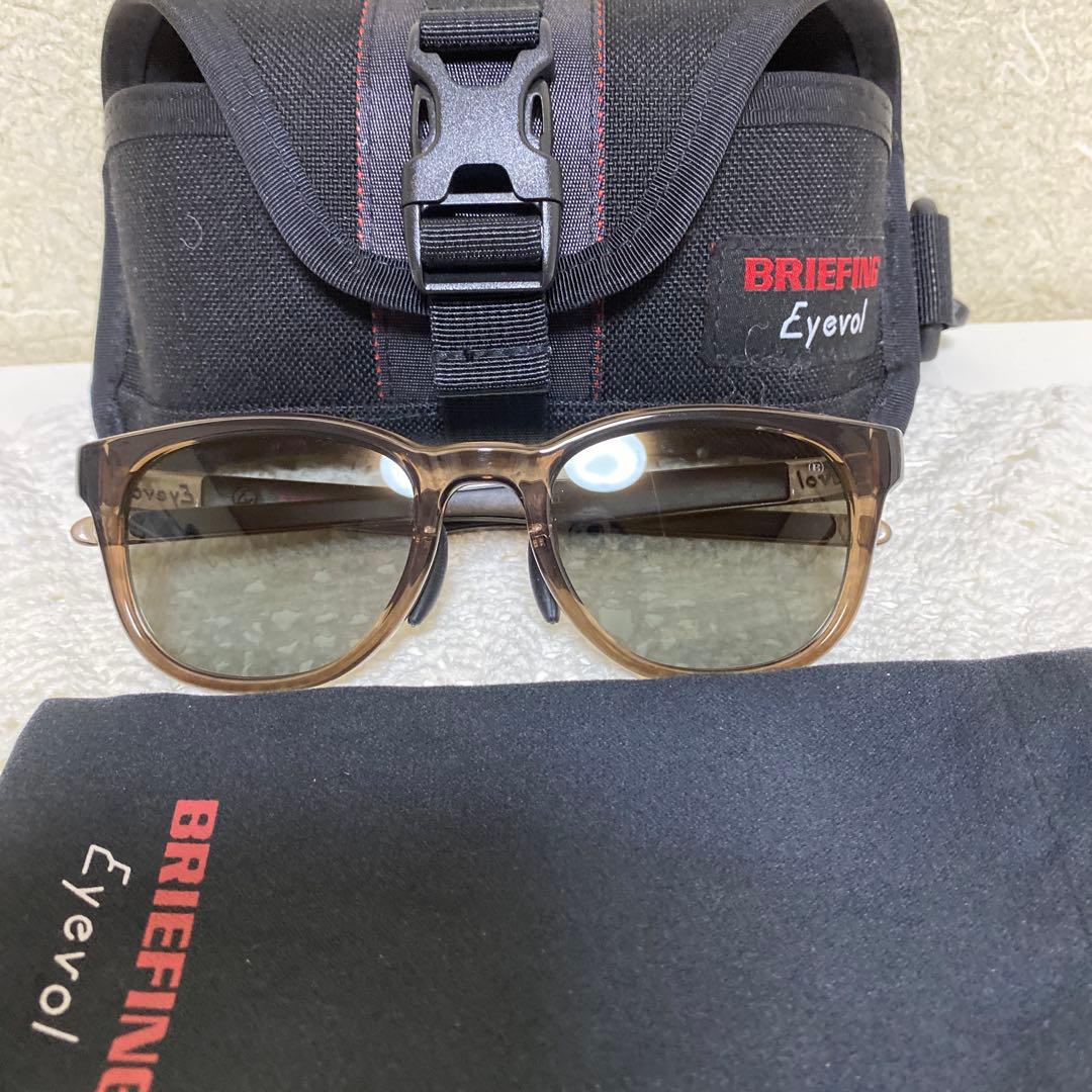 BRIEFING EYevol Eyewear ブラウン ブラック サングラス