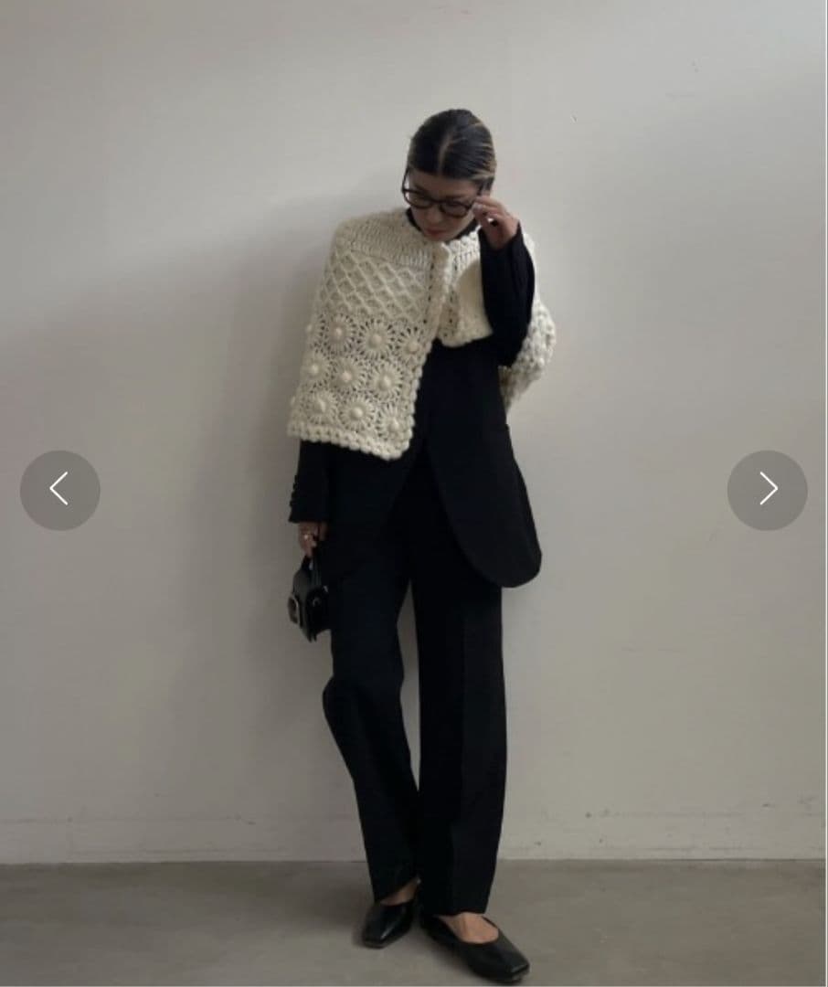 Ameri　ESSENTIAL CURVE COLLAR JACKET