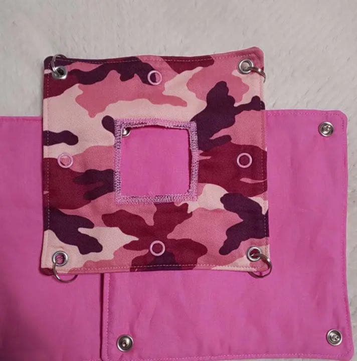 モモンガハウス（迷彩柄・ピンク）秋・春仕様  1900円