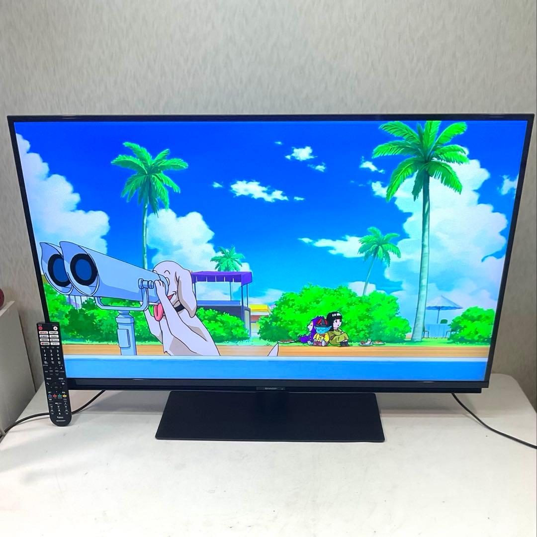 シャープ43型 4Kチューナー内蔵 液晶テレビ4T-C43DL1 2022年