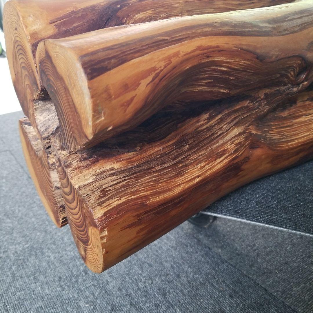 オブジェ置物《杉の珍木》☆稀少限定《四つ葉のクローバー》幸運&希望頼める便発送