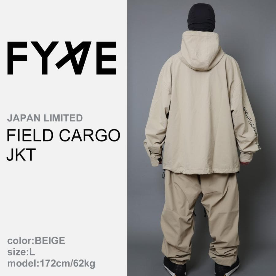 FYVE 日本限定 スノーボードウェア カーゴジャケット ベージュ M f210