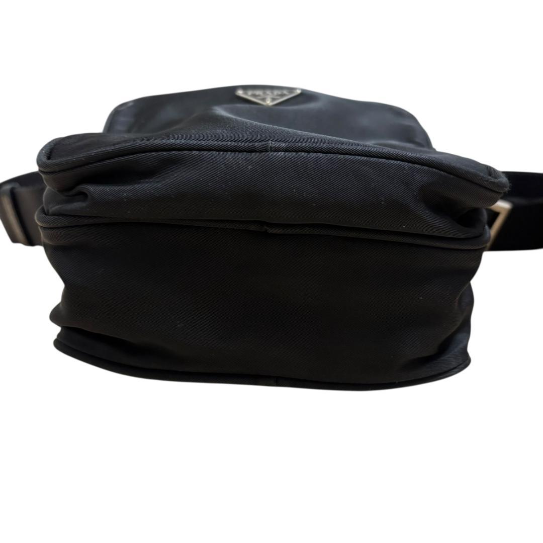 ヨ*ー様 PRADA プラダ ブラック テスート ナイロン ショルダーバッグ 正