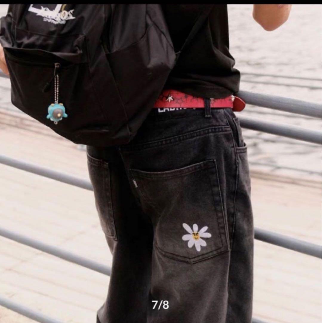 完売品LABROS グレー ワイドフィットデニム確実正規品