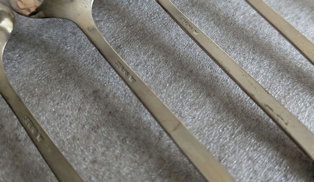 銀製スプーン6本　スターリングシルバー　計約66g