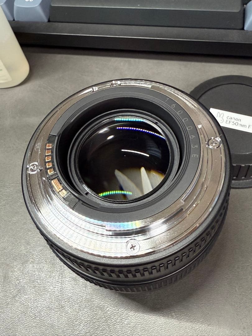 Canon EF 50mm f/1.4 USM フード、フィルター付