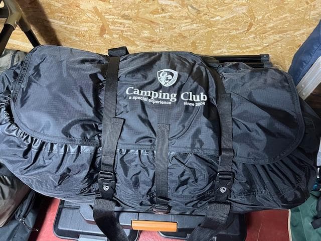 キャンピングクラブクリードⅡブラックグランドシート付き