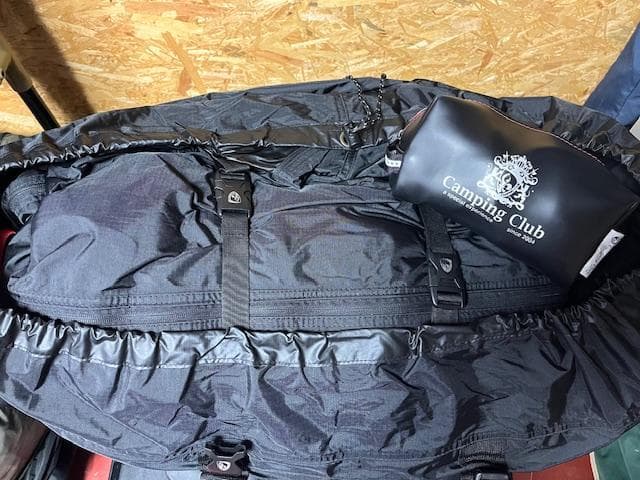 キャンピングクラブクリードⅡブラックグランドシート付き