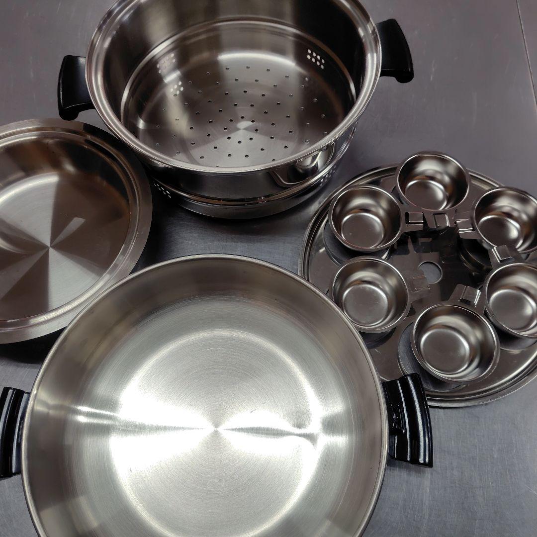 アムウェイクイーン中フライパンシチューパンセット6L