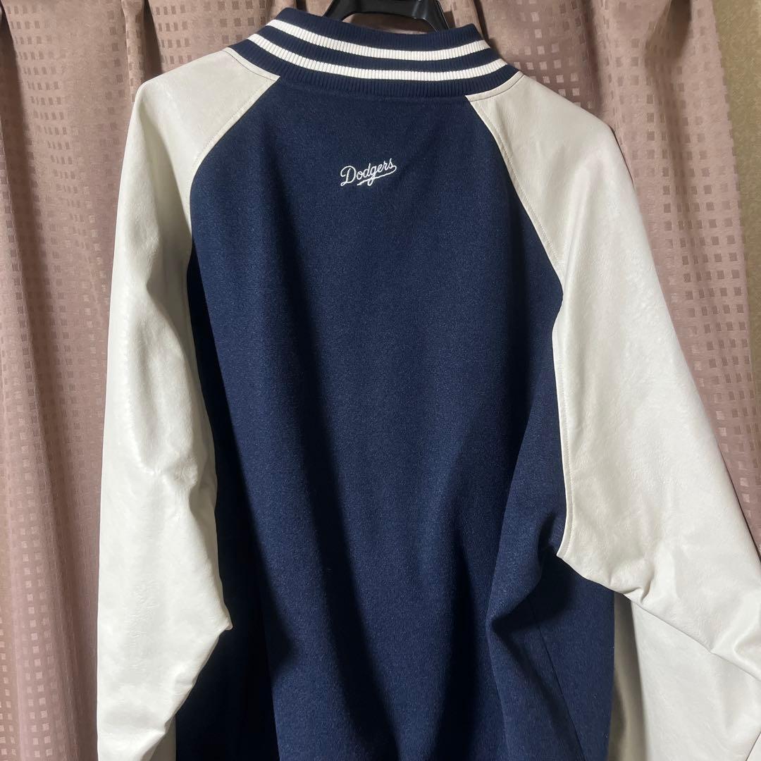 Pe rushu ✖️ ロサンゼルス・ドジャース スタジャン ネイビー/ホワイト