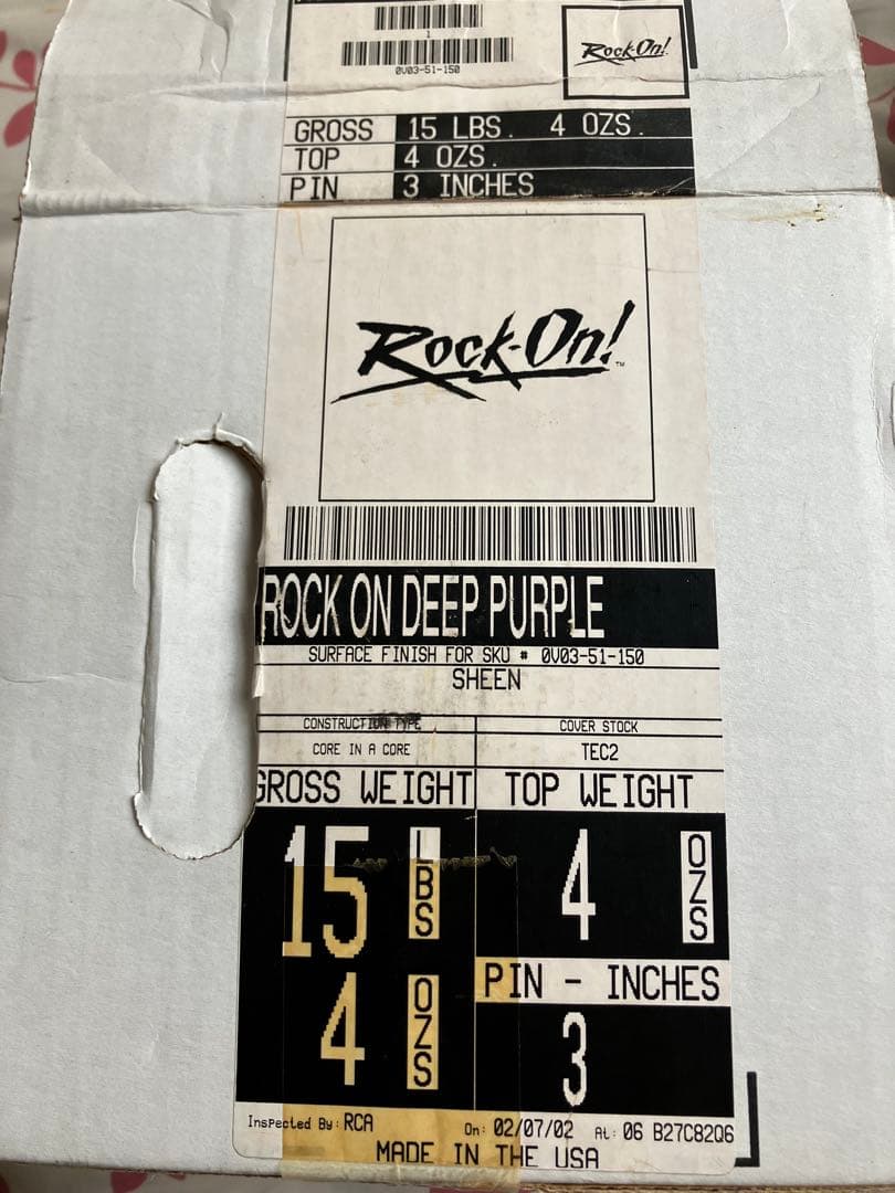 Columbia 300 Rock-On! ボウリングボール　新品　希少