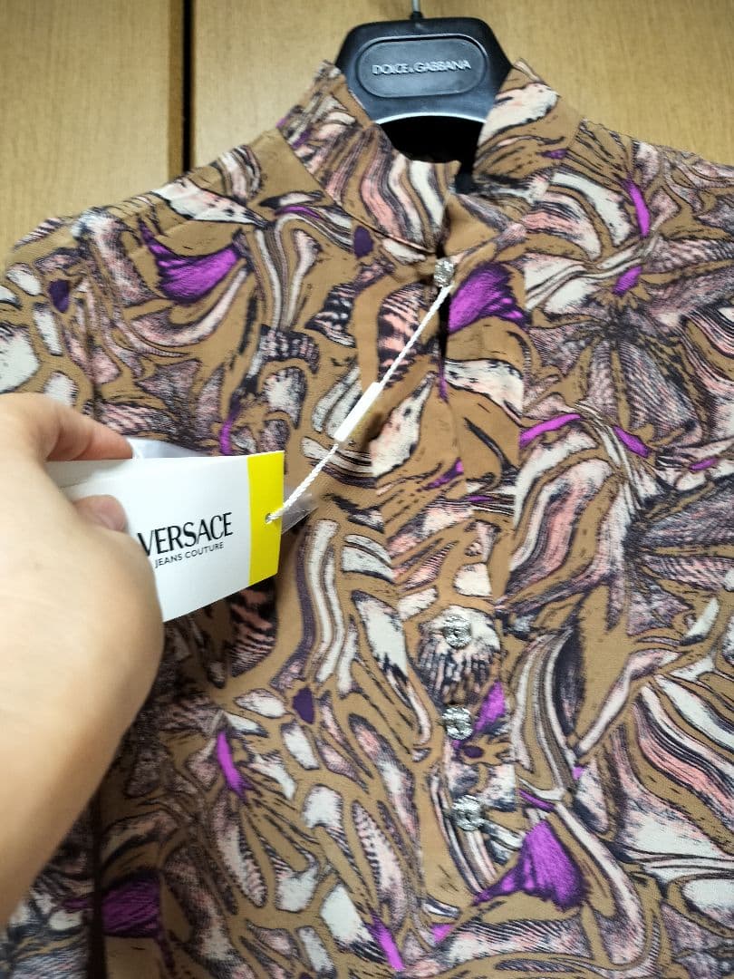 VERSACE JEANS COUTUREシルク ワンピース 24/38