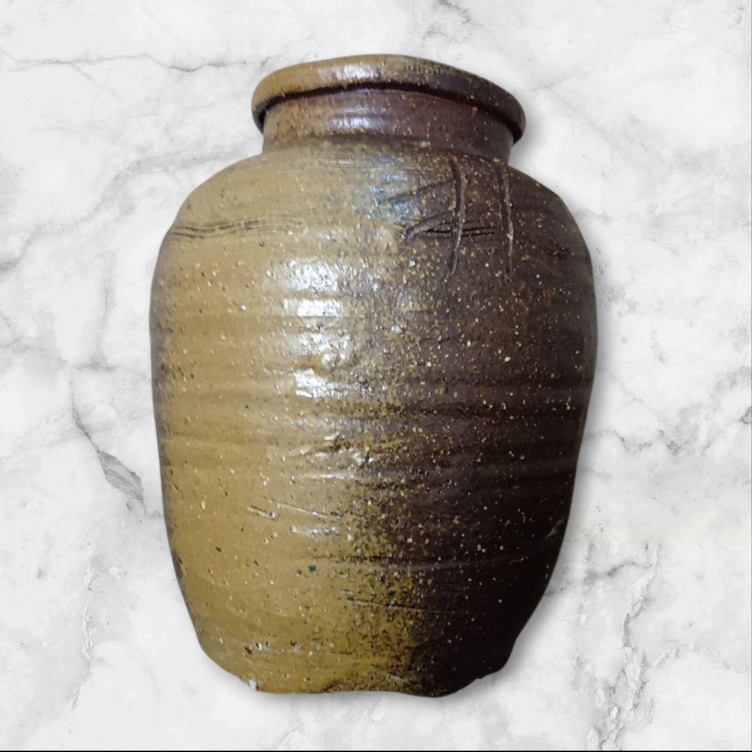骨董品　備前焼　備前壺　松本勝哉　共箱付き　極美品‼️