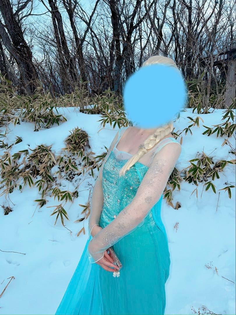 アナと雪の女王 エルサ 氷ドレス コスプレ