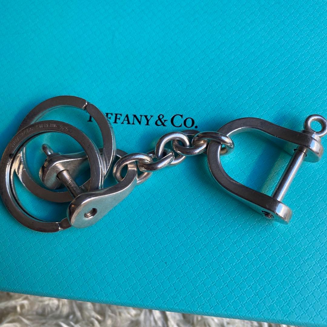 ティファニー Silver 925 シャックル キーホルダー リング 2個セット