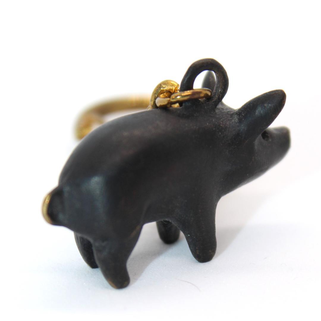 ウォルターボッセ　Walter Bosse　ぶた　オブジェ　キーホルダー