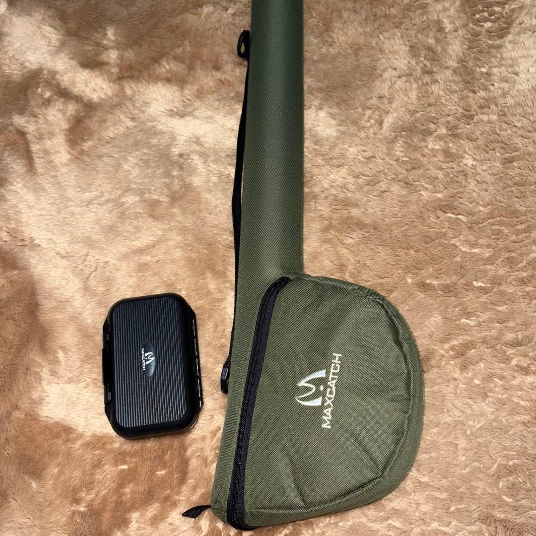 【美品】Maxcatch フライフィッシングセット 6ft 2wt