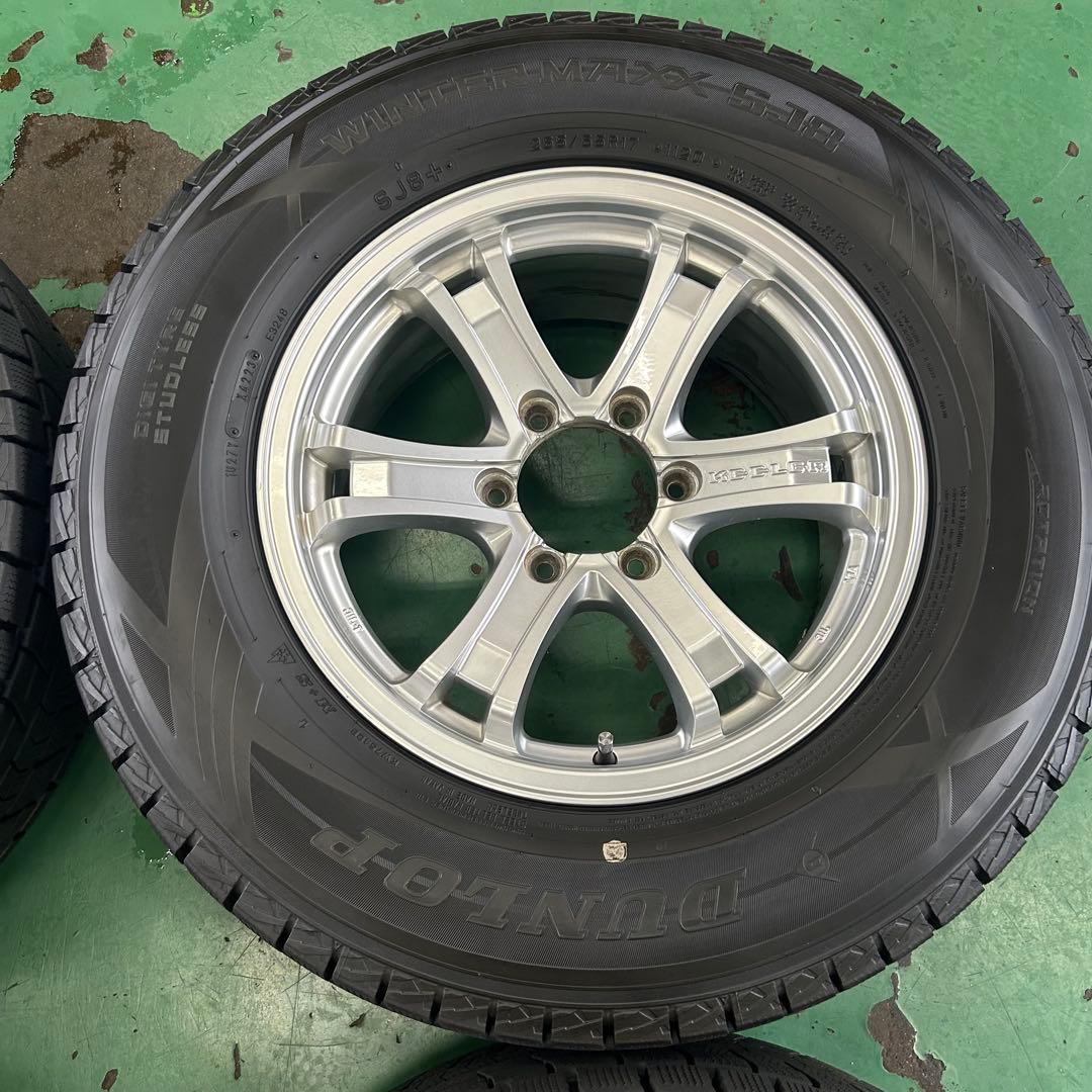 中古スタッドレス265/65R17ダンロップ　ランクルプラド、サーフなど
