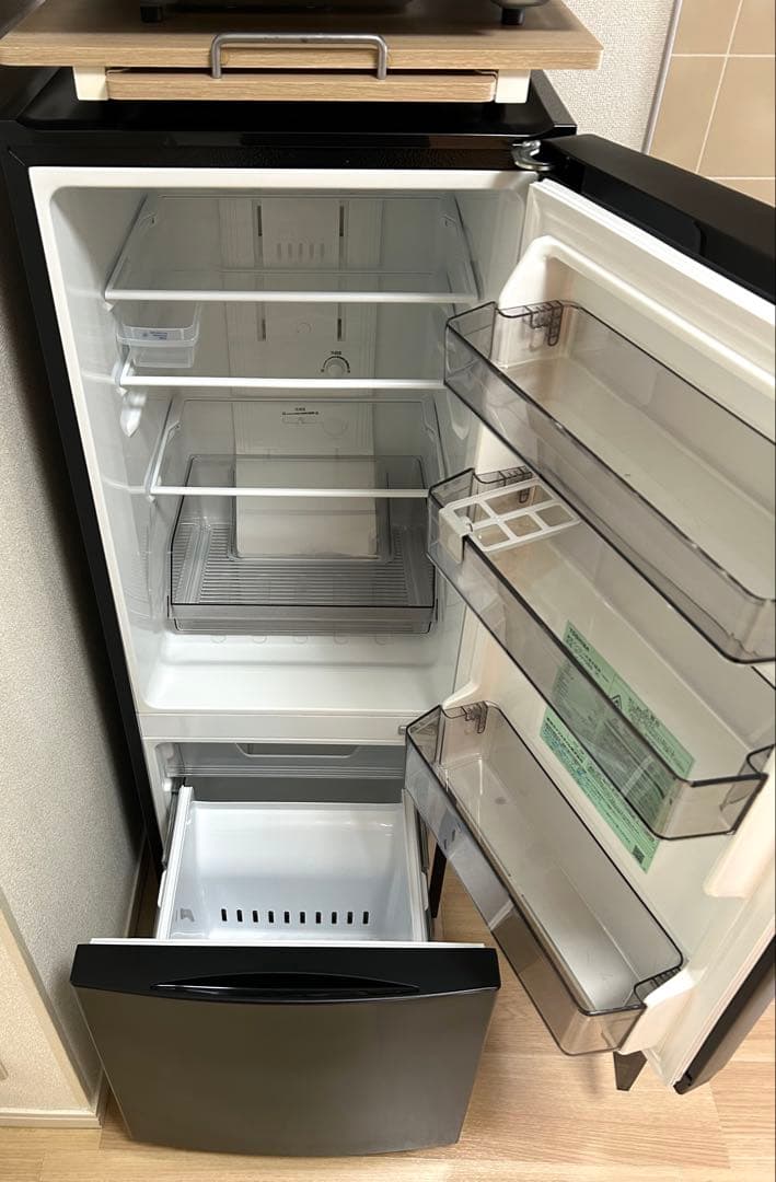 TOSHIBA GR-V15BS(K) 冷蔵庫 138L ブラック