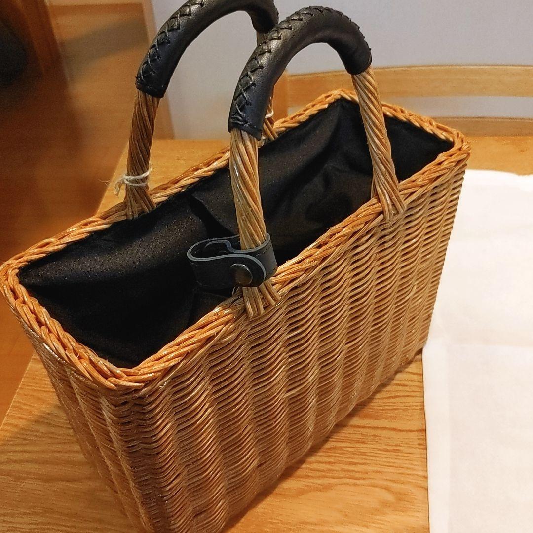 値下げ！新品 The Bagmati バグマティ ラタン スクエア かごバッグ