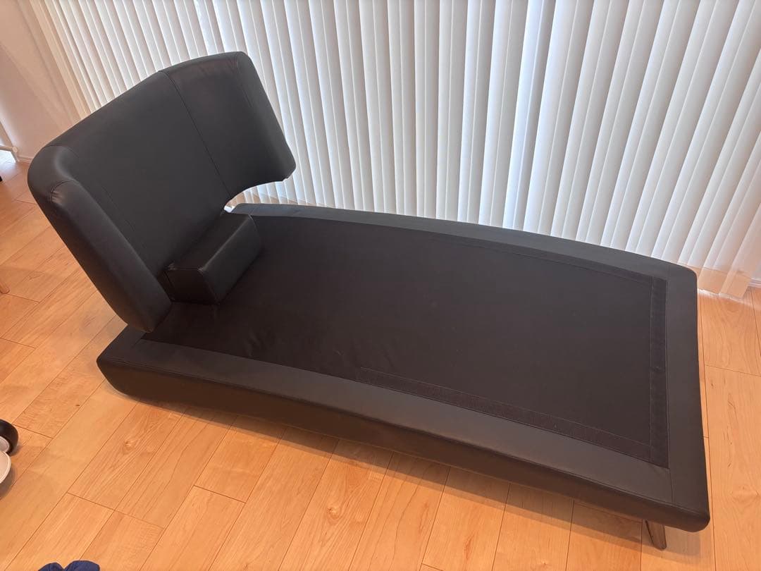 ニトリ　布張りカウチソファ　グレー　1人掛け