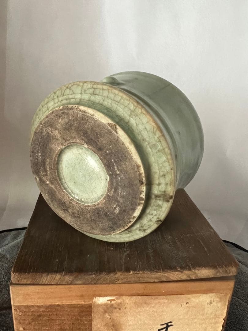 古美術・青磁香炉；XG—-0022