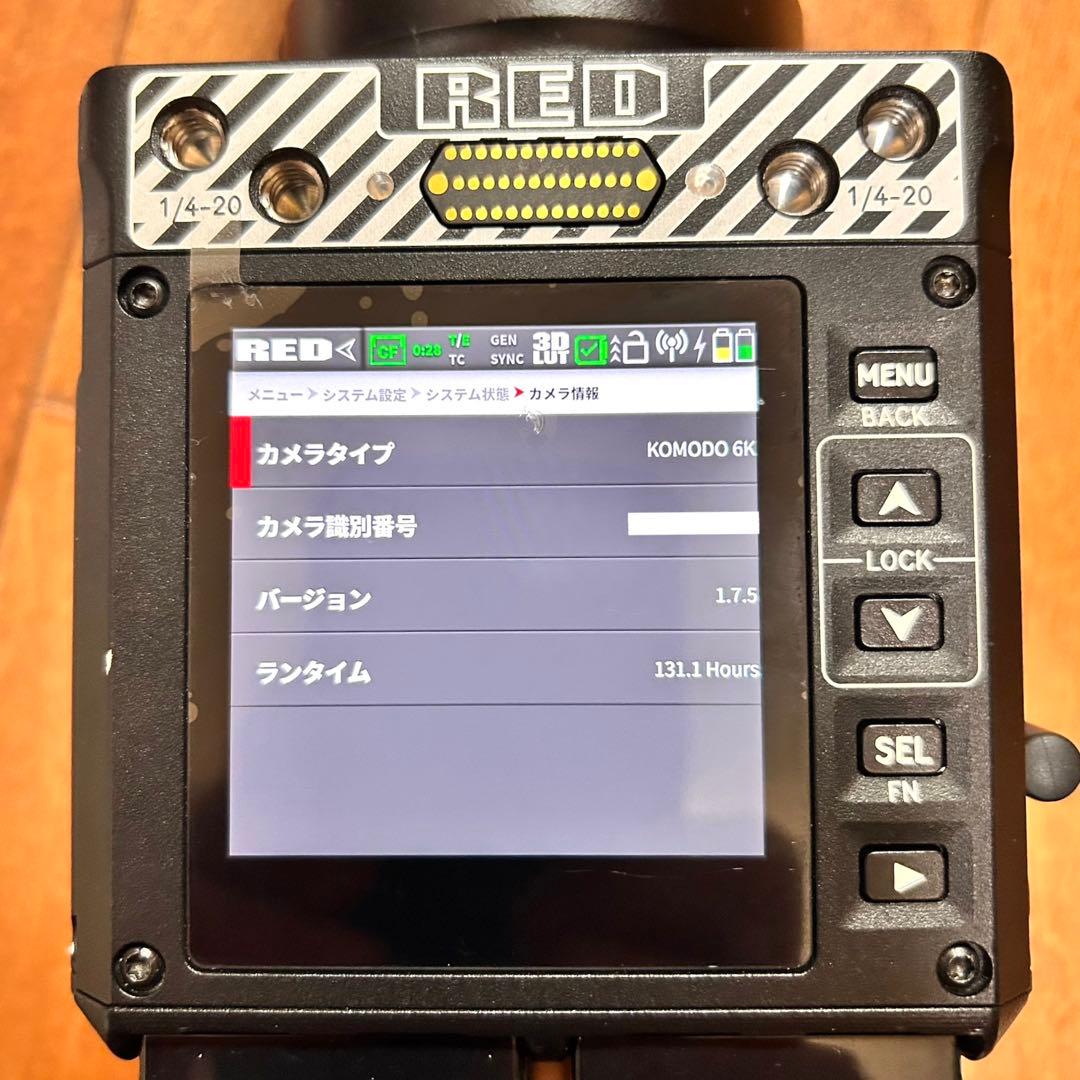 美品 RED KOMODO 6K 本体＋純正CFast512GB×3＋付属多数